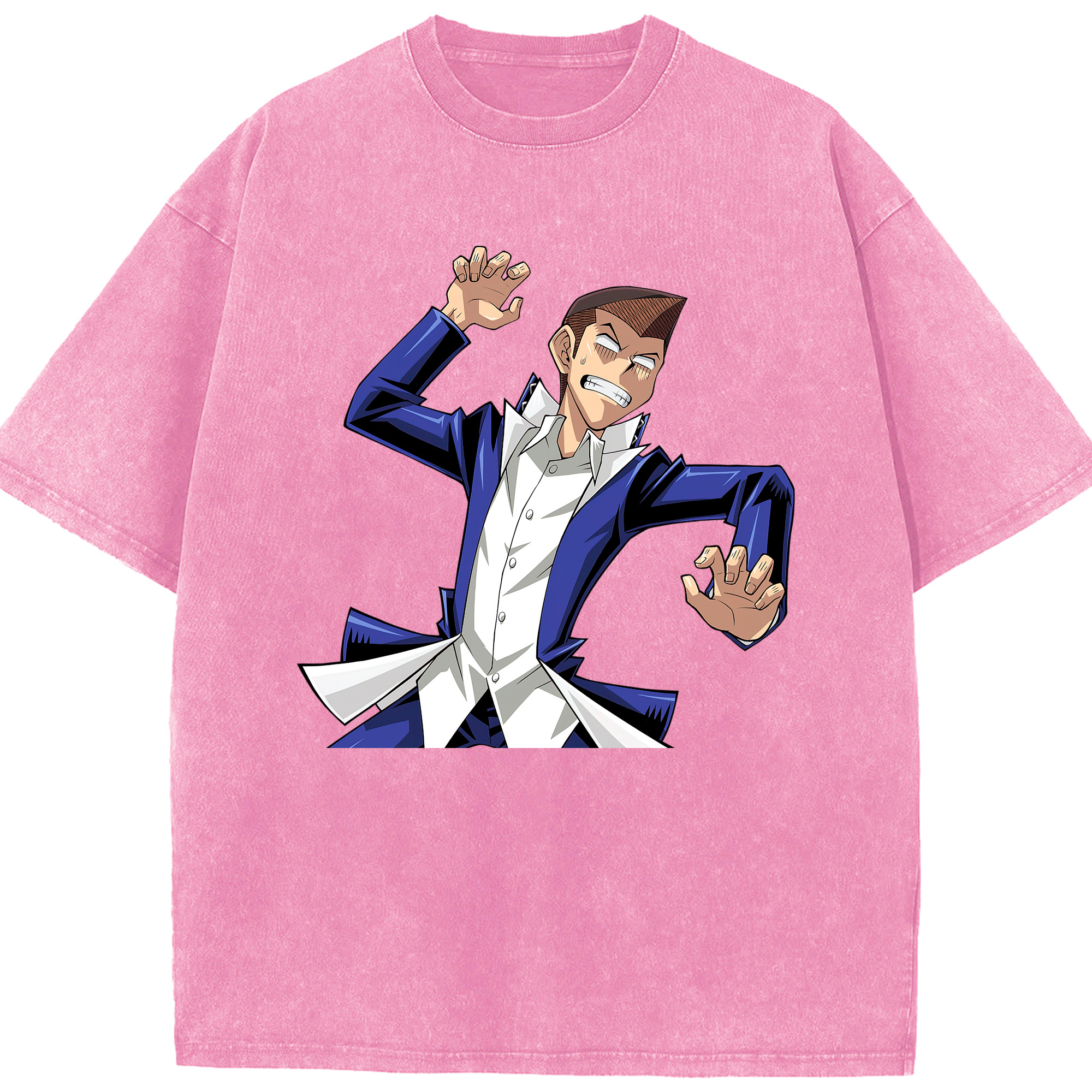 （画像用） 遊☆戯☆王 Yu-Gi-Oh! 綿100% ヴィンテージ風 半袖Tシャツ（フロントプリント）